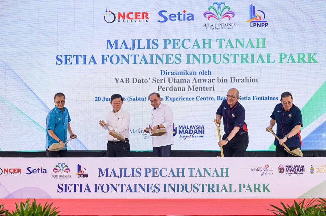S P Setia Breaks Ground on 509-Acre Industrial Park in Bertam