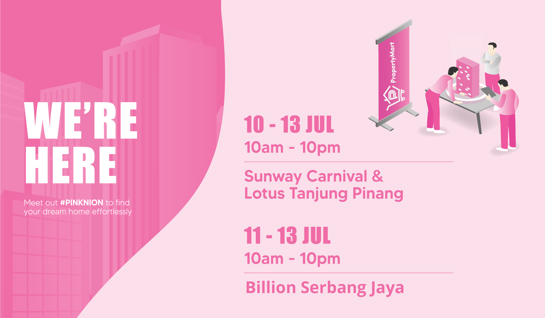 PropertyMart Roadshow @ Sunway Carnival, Lotus's Tanjung Pinang & Billion Seberang Jaya