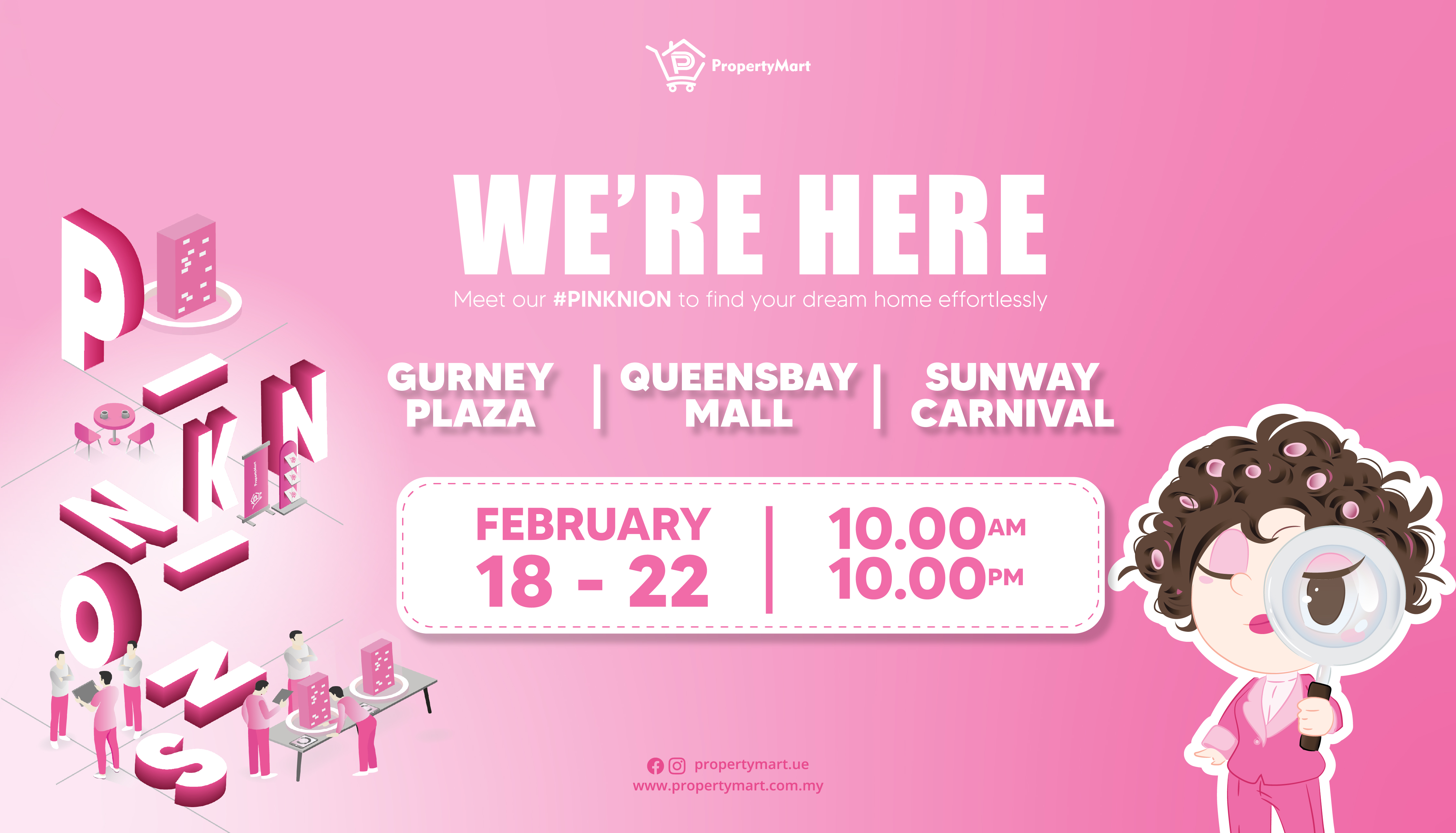 PropertyMart Roadshow @ Gurney Plaza, Queensbay Mall & Sunway Carnival Mall