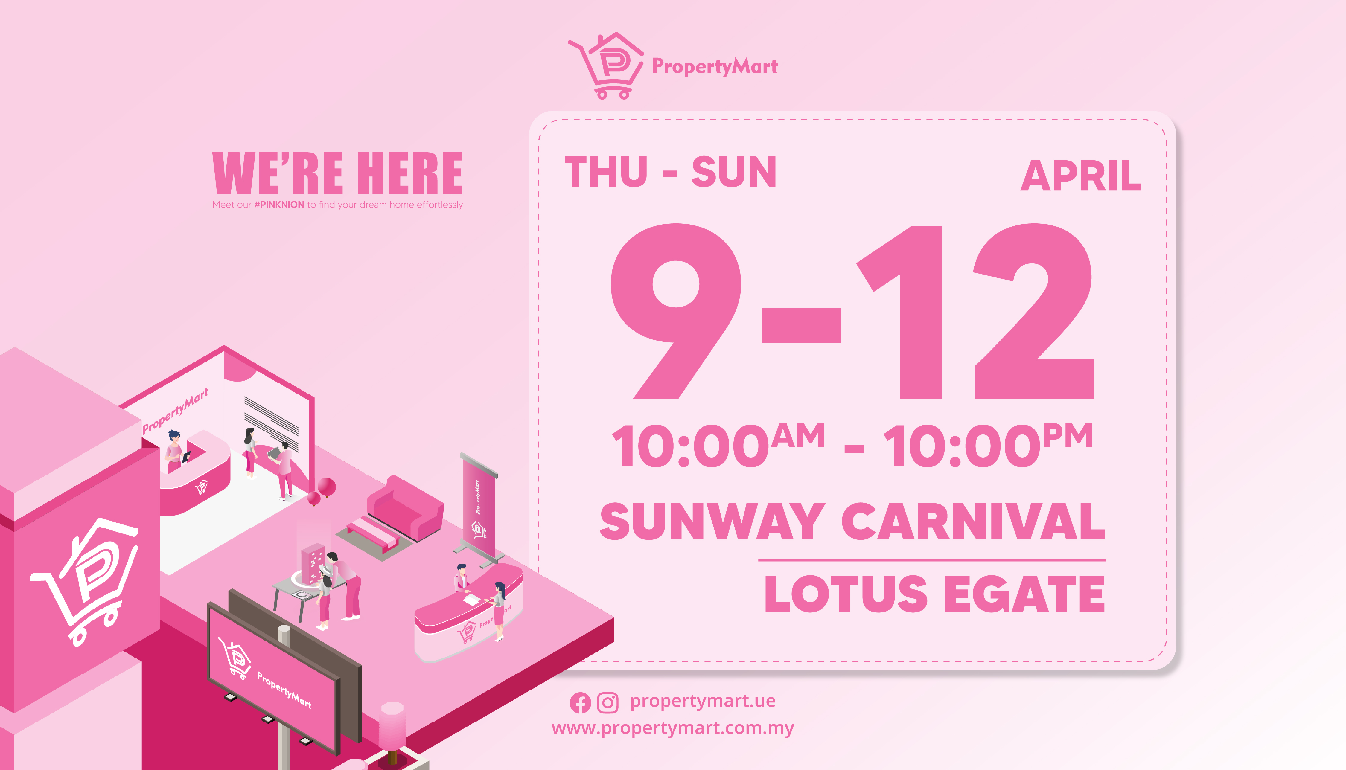 PropertyMart Roadshow @ Sunway Carnival Mall & Lotus E-Gate