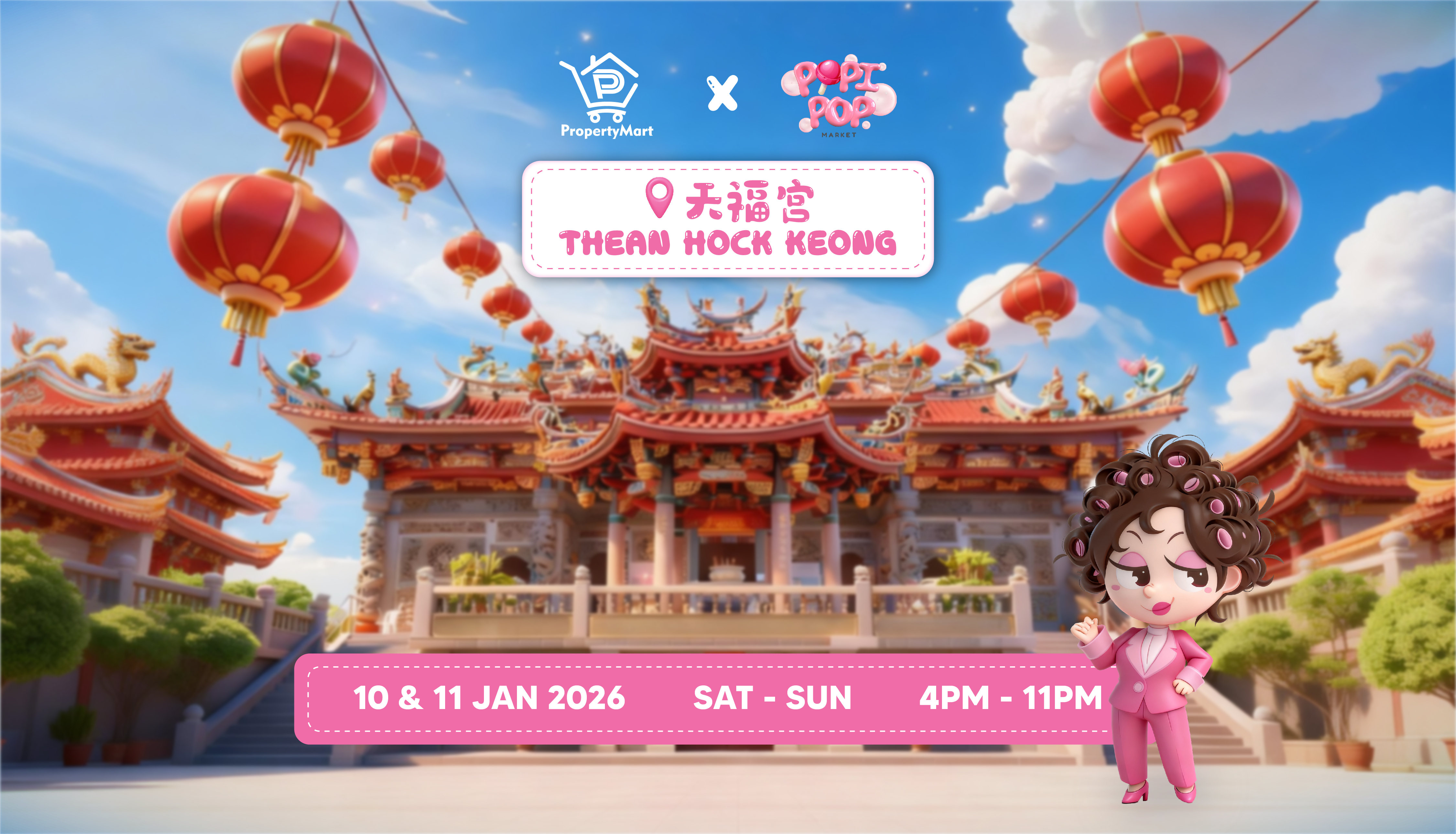 PropertyMart Roadshow @ Thean Hock Keong Temple, Butterworth