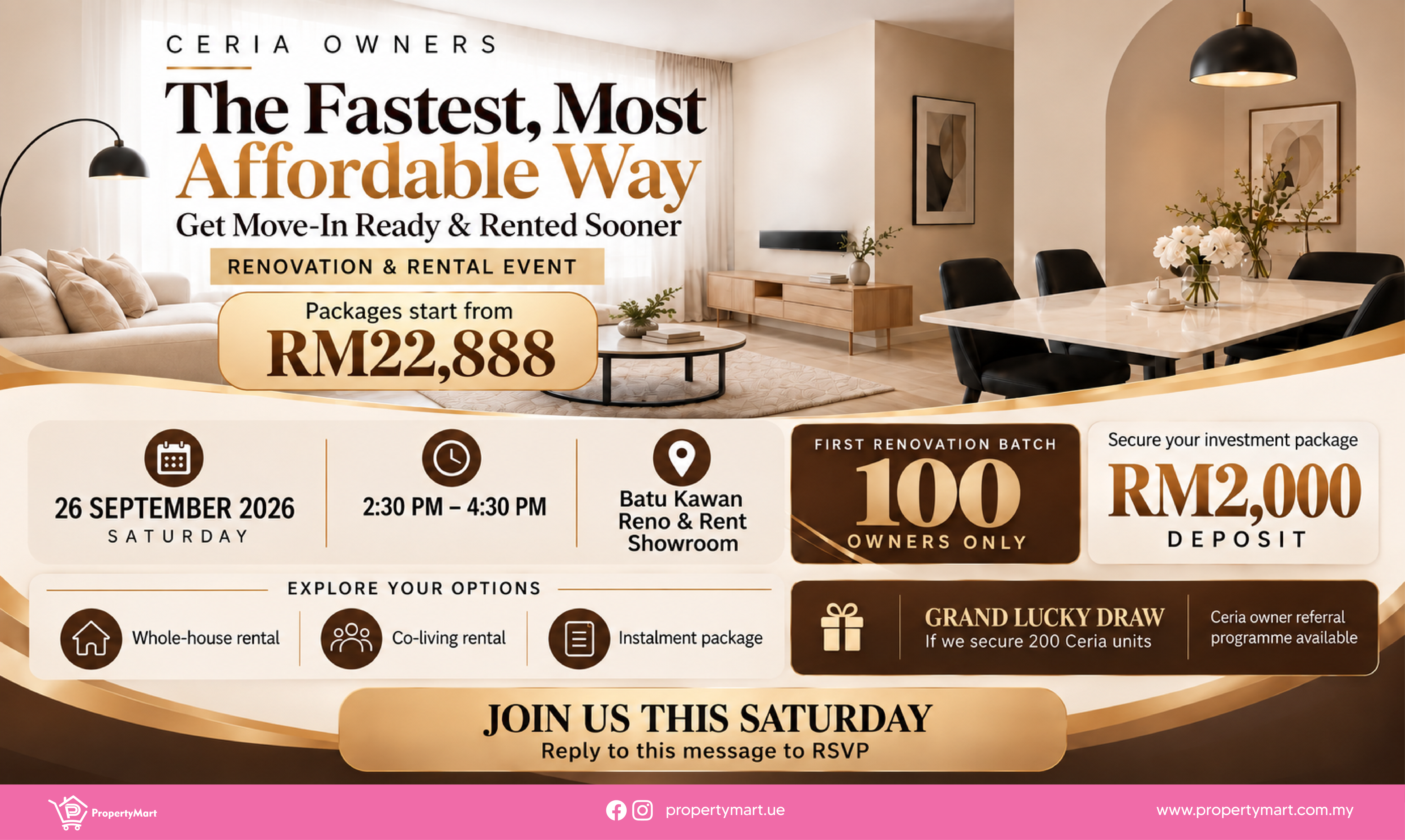 Ceria Owners, Get Your Unit Rental-Ready