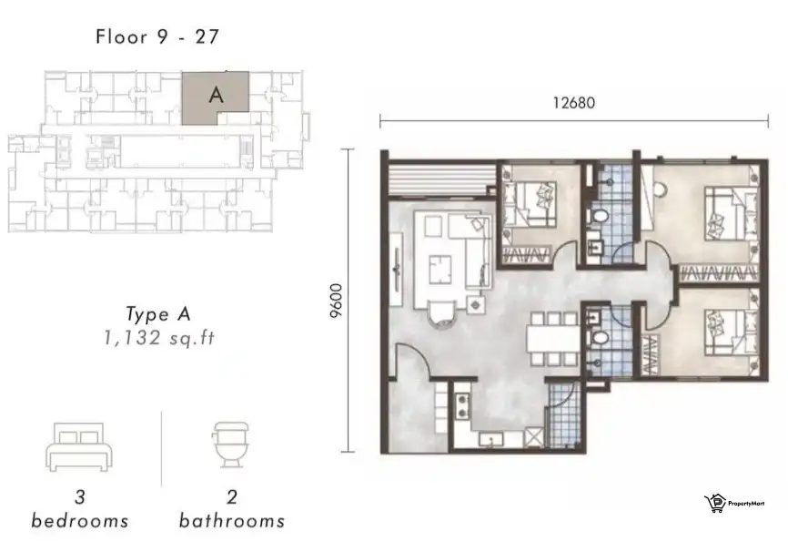 Type A Floor Plan