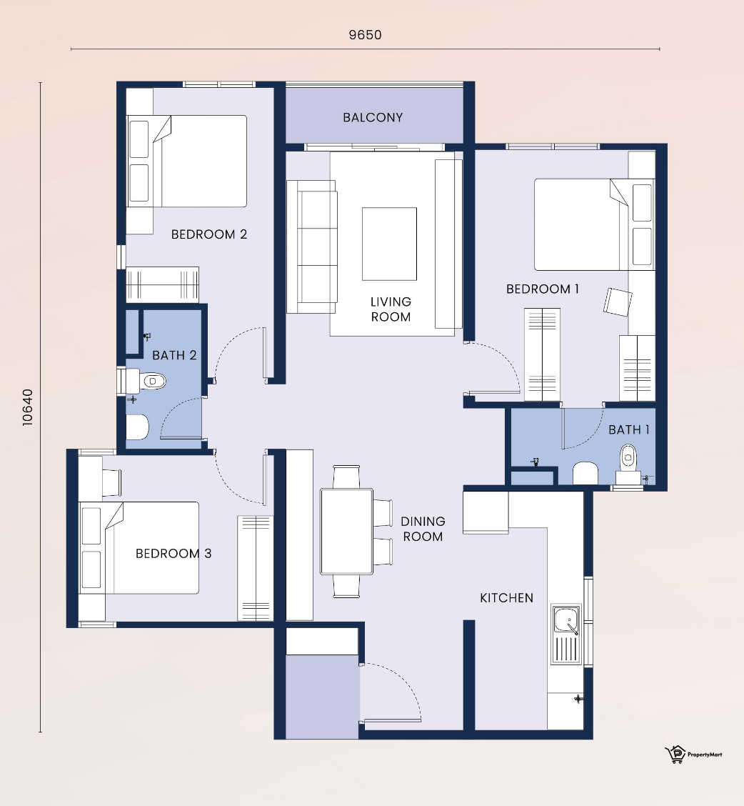 One Type Only Floor Plan