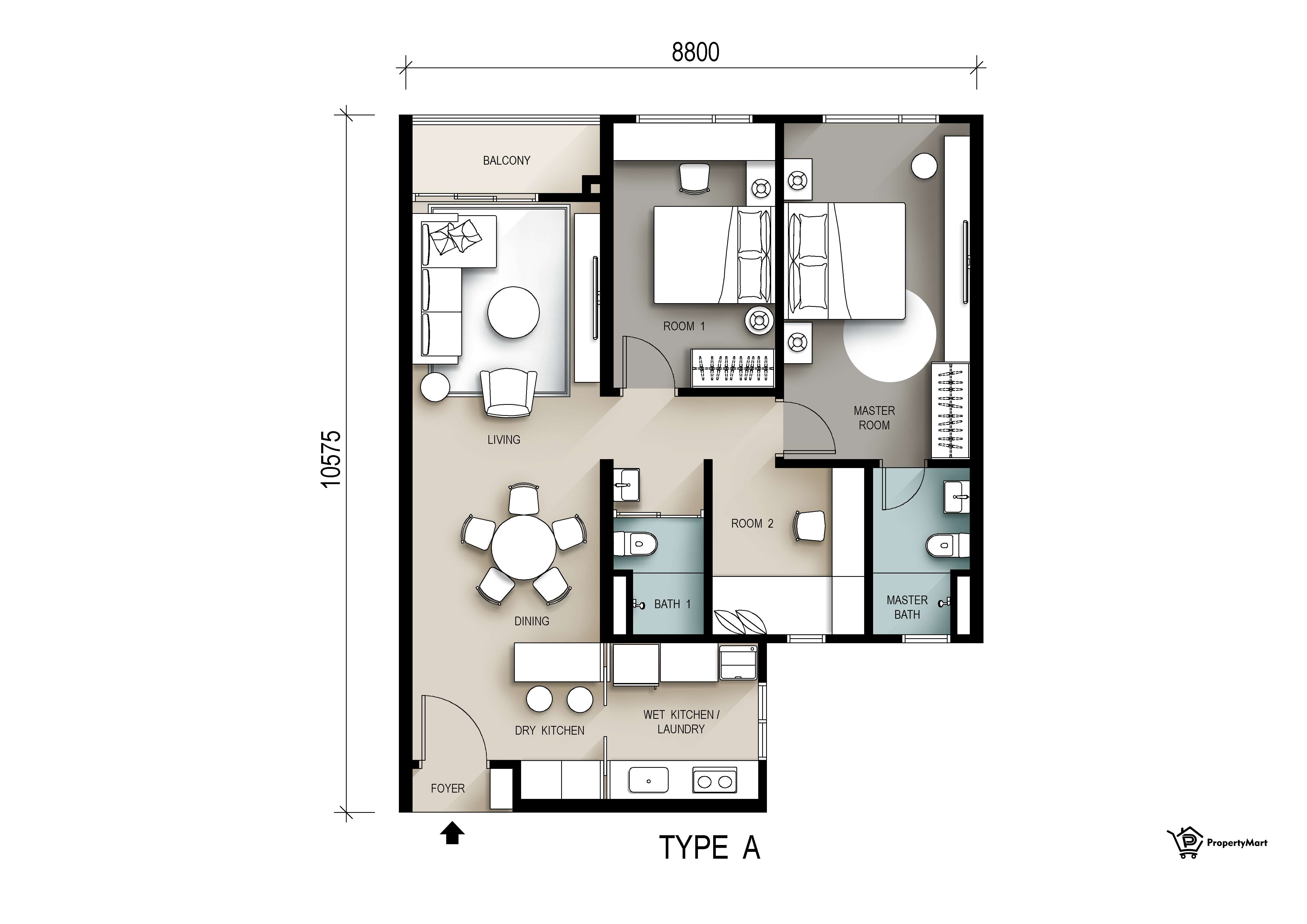 Type A Floor Plan