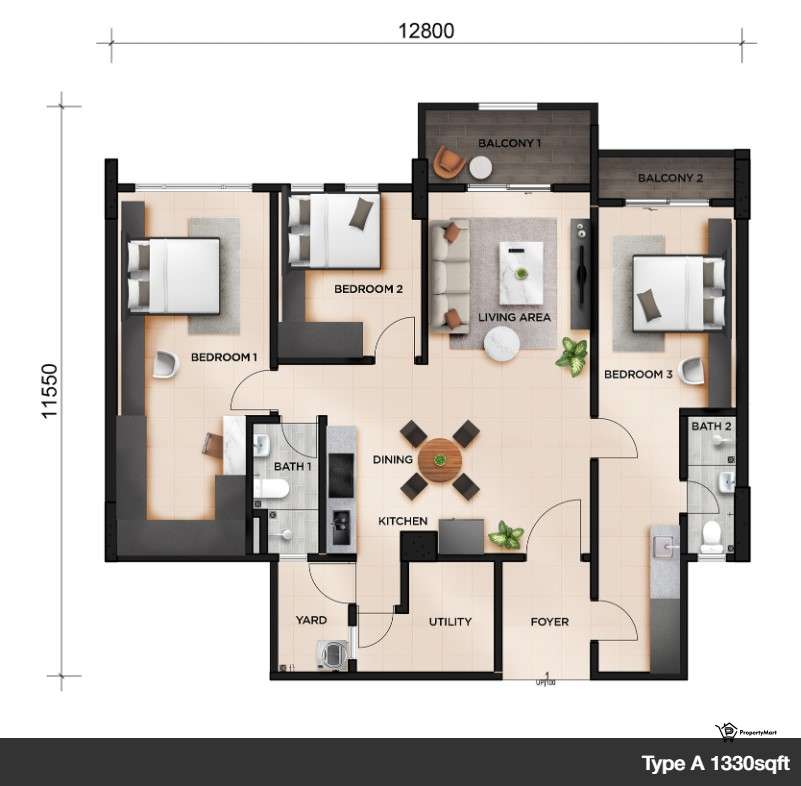 Type A Floor Plan