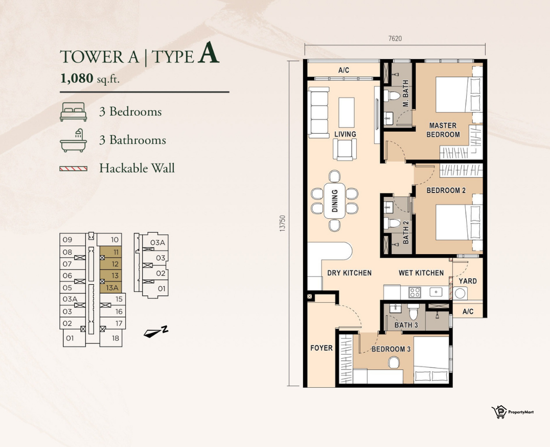 Type A Floor Plan