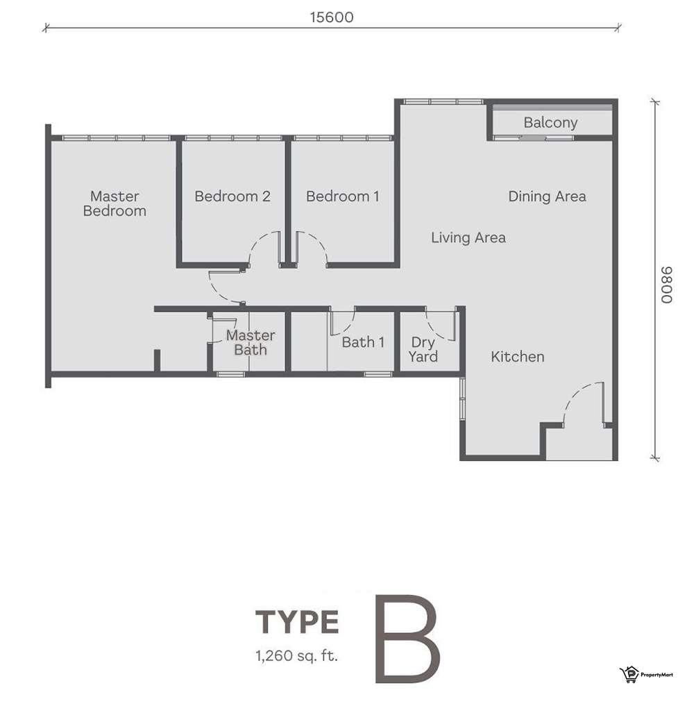 Type B Floor Plan